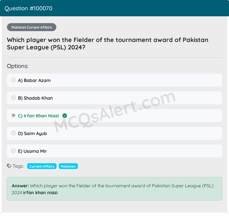 Question Screenshot