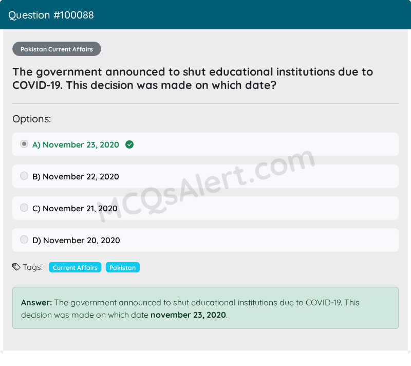 Question Screenshot