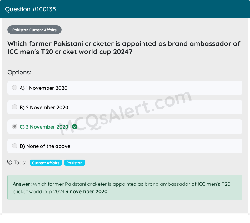 Question Screenshot