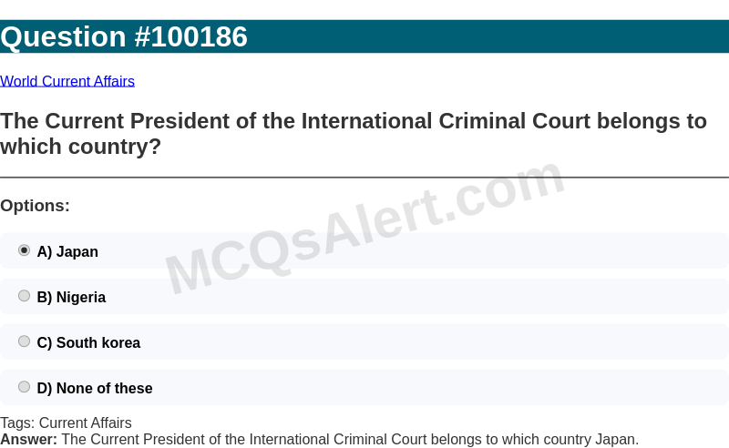 Question Screenshot