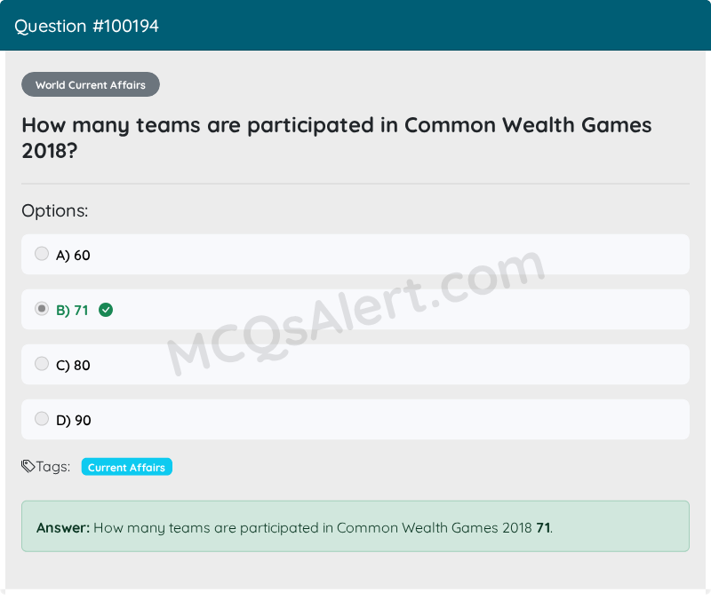 Question Screenshot