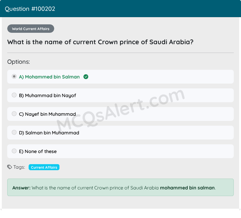 Question Screenshot