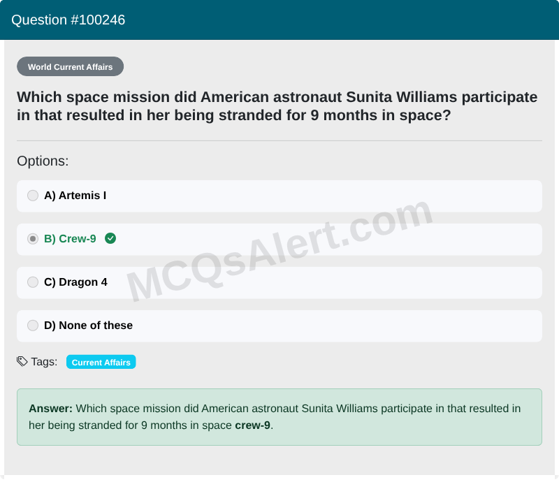 Question Screenshot