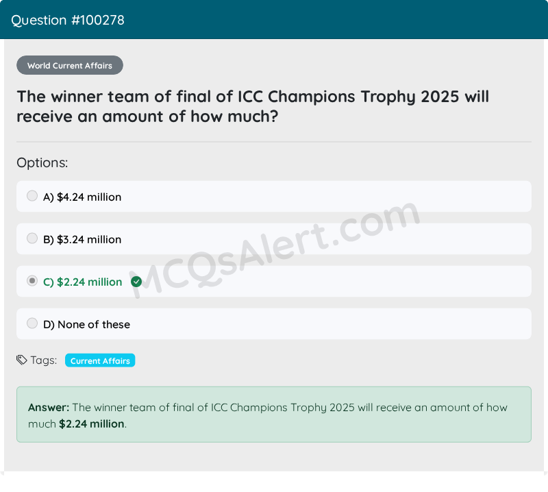 Question Screenshot