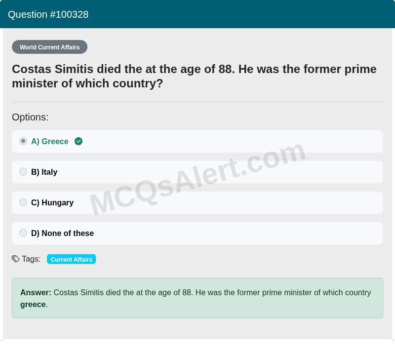 Question Screenshot
