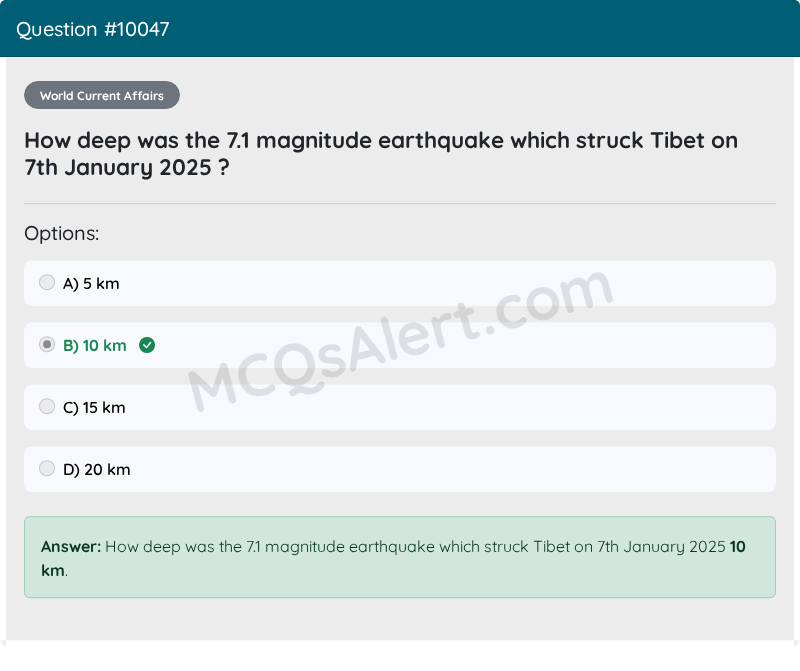 Question Screenshot