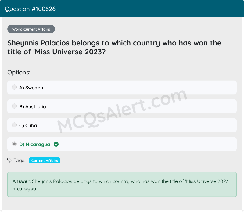 Question Screenshot