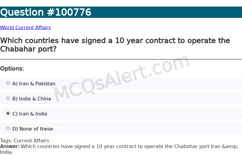 Question Screenshot