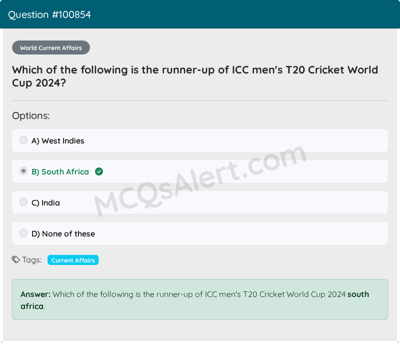 Question Screenshot