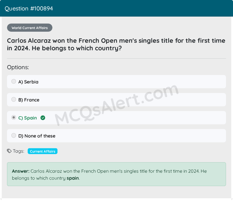 Question Screenshot