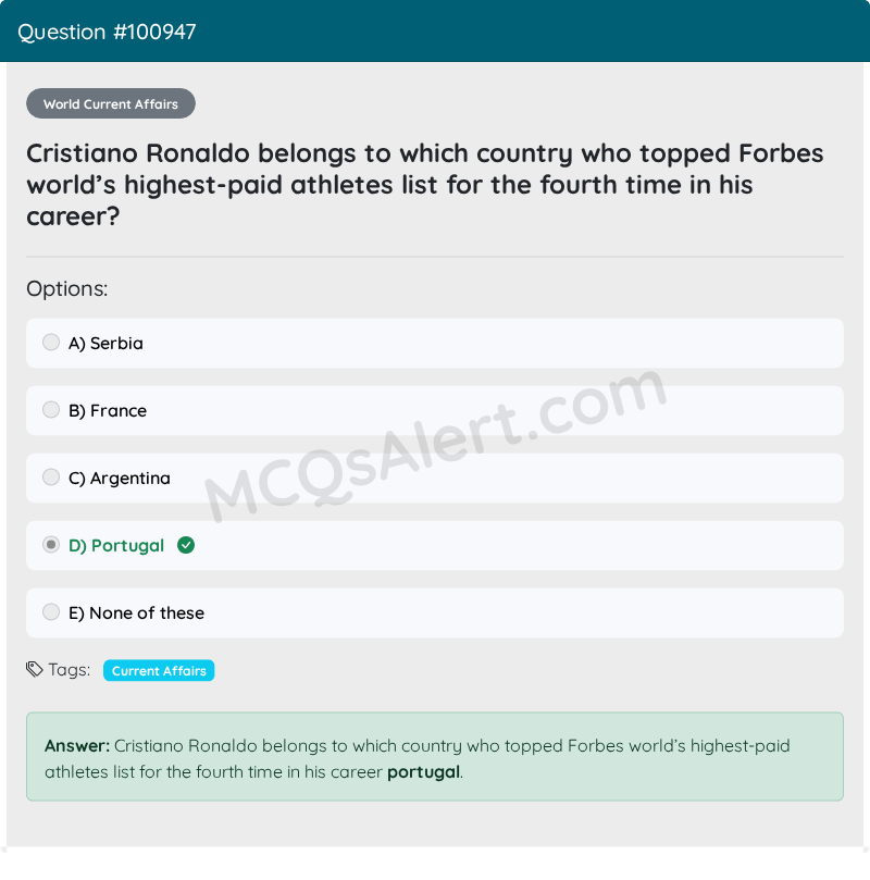 Question Screenshot