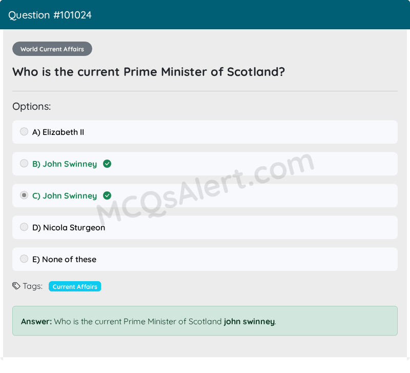 Question Screenshot