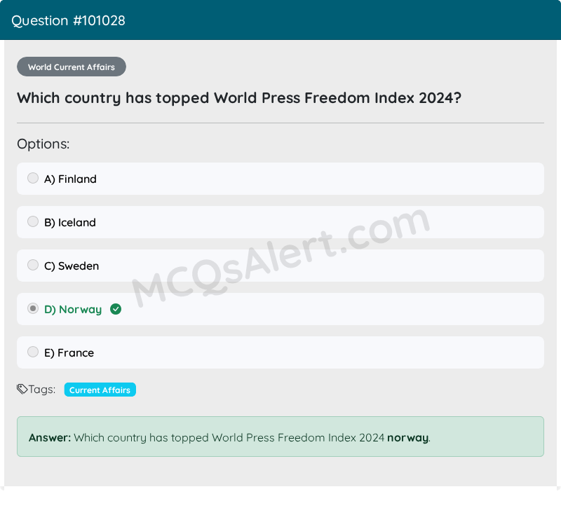 Question Screenshot