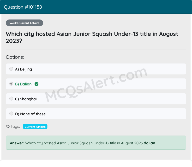 Question Screenshot