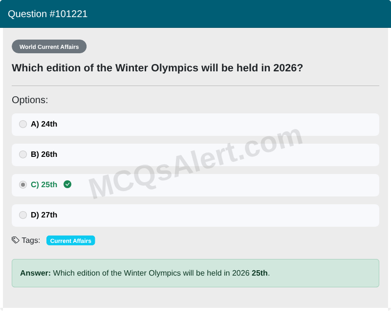 Question Screenshot