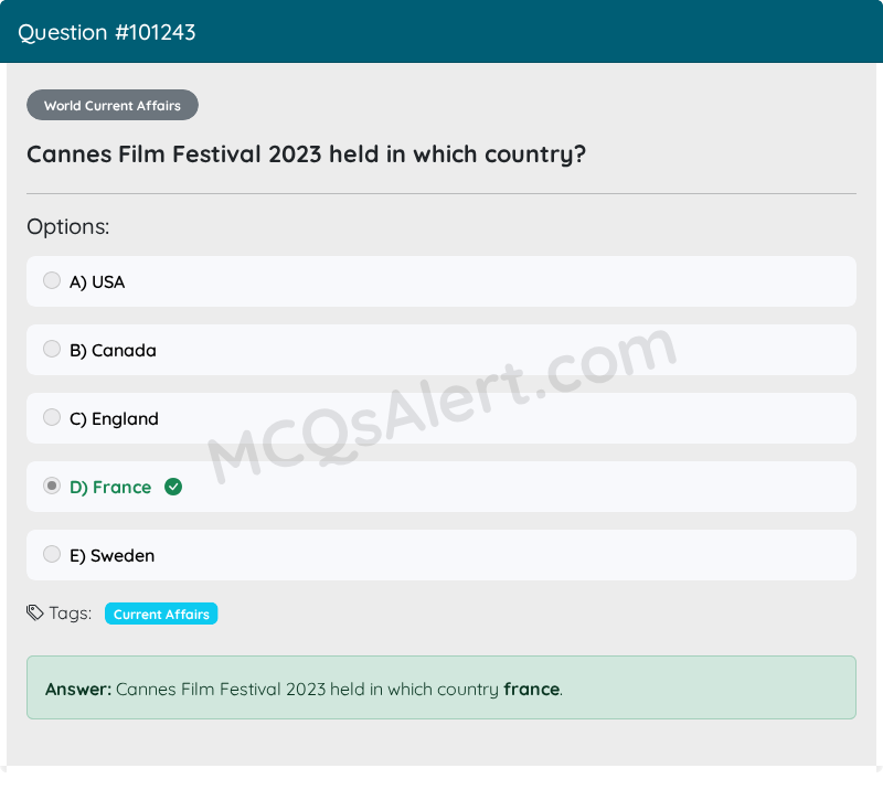 Question Screenshot