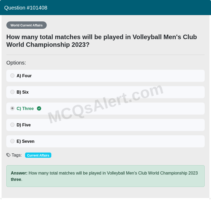 Question Screenshot