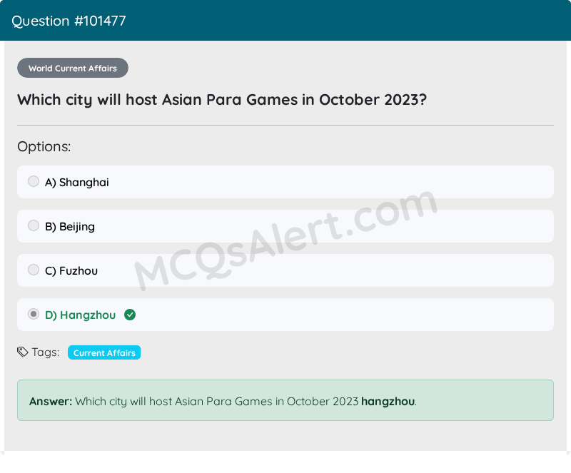 Question Screenshot