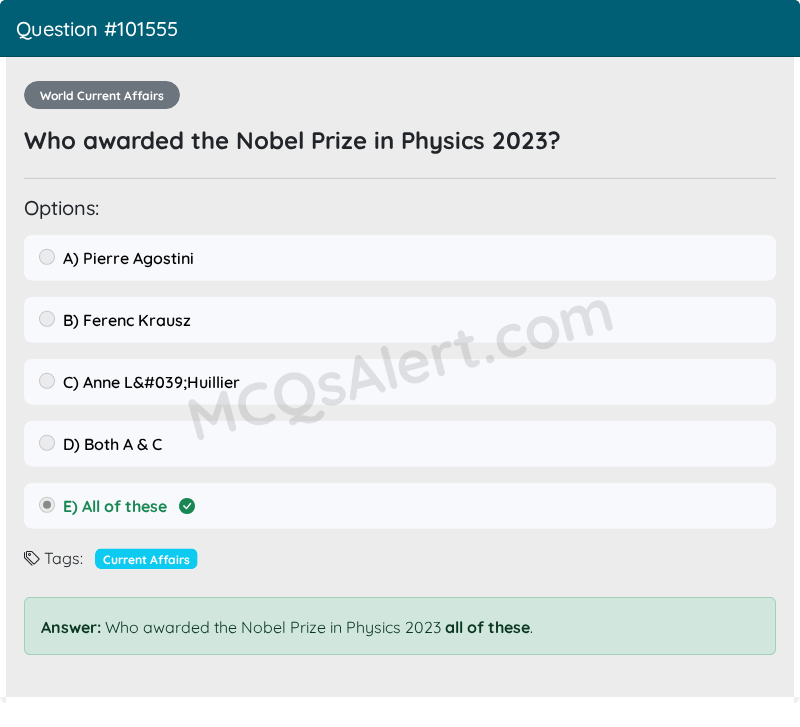 Question Screenshot