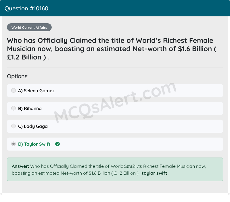 Question Screenshot