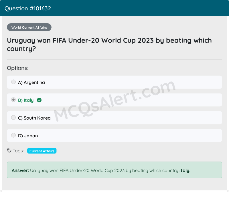 Question Screenshot