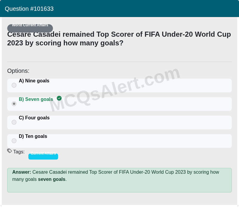 Question Screenshot