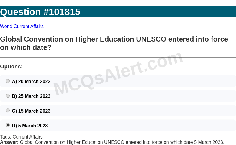 Question Screenshot