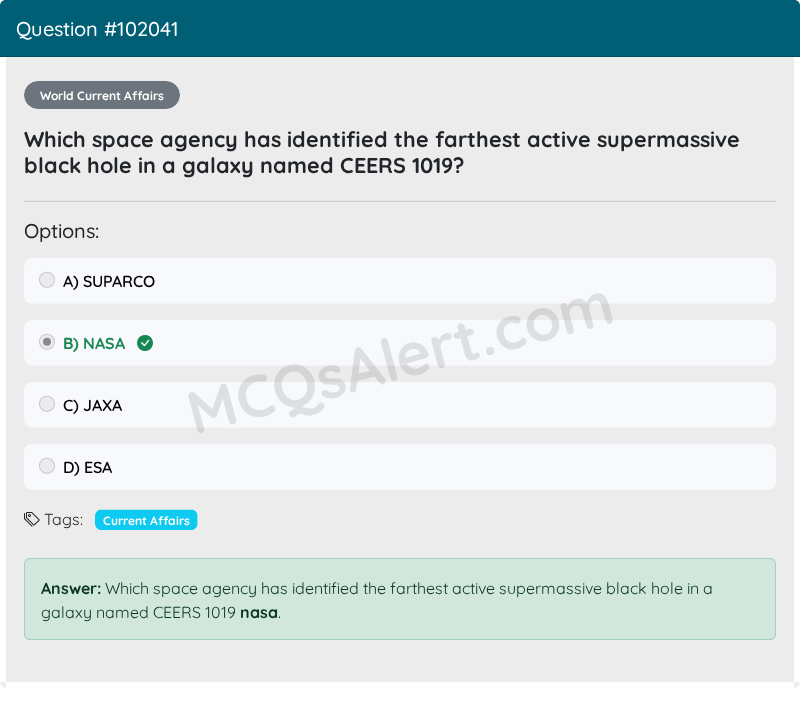 Question Screenshot