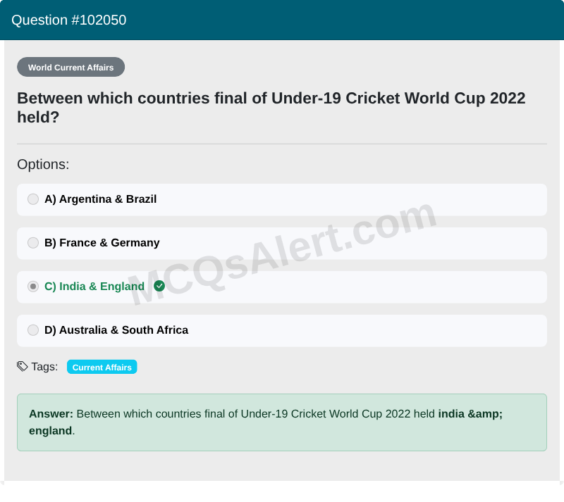 Question Screenshot