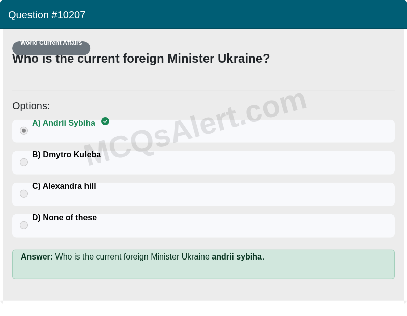 Question Screenshot