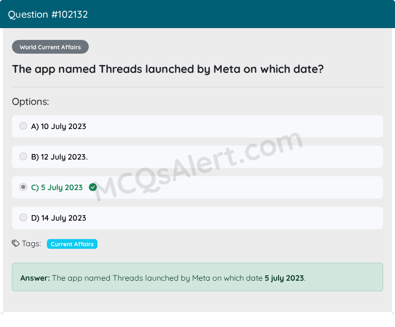 Question Screenshot