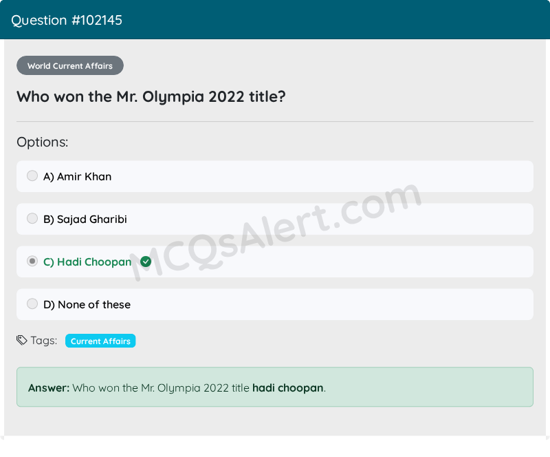 Question Screenshot