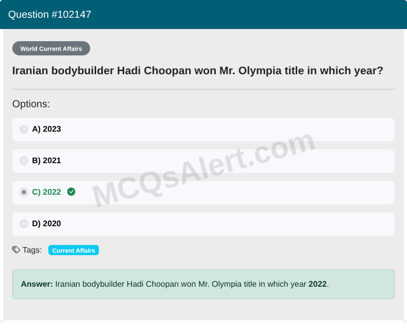 Question Screenshot