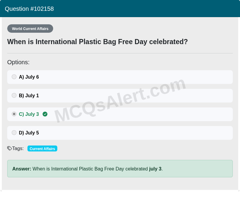 Question Screenshot