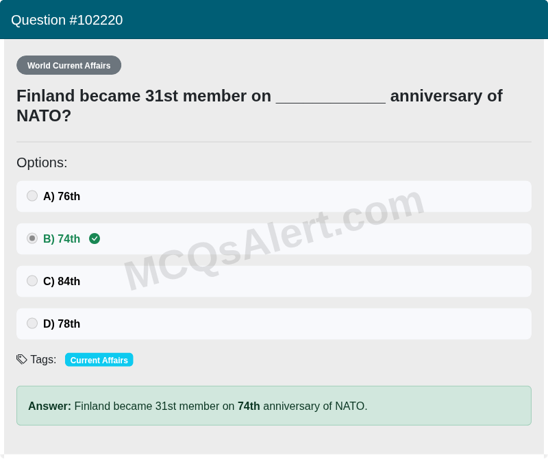 Question Screenshot