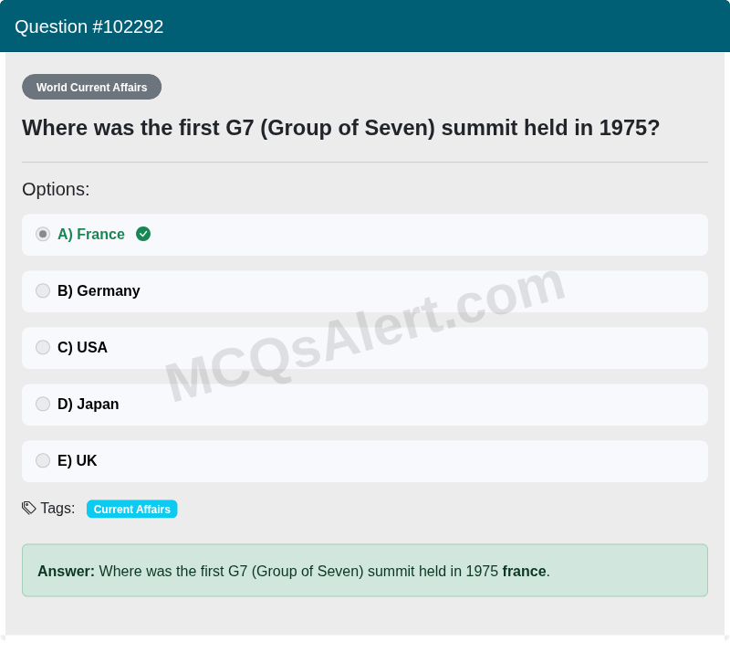 Question Screenshot