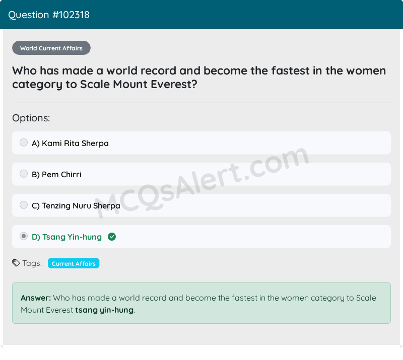 Question Screenshot