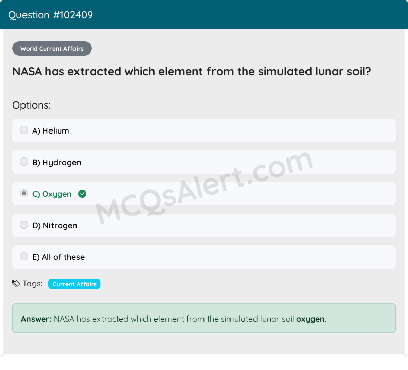 Question Screenshot