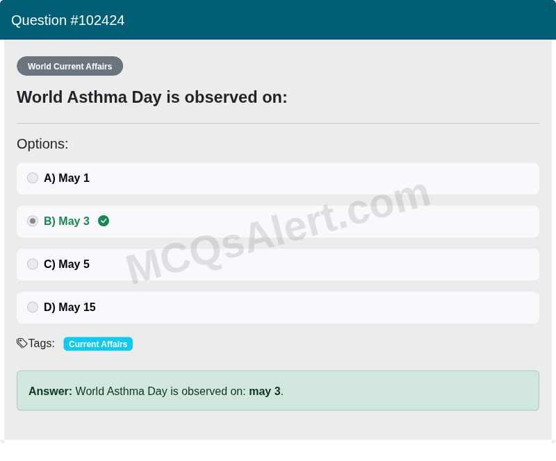 Question Screenshot