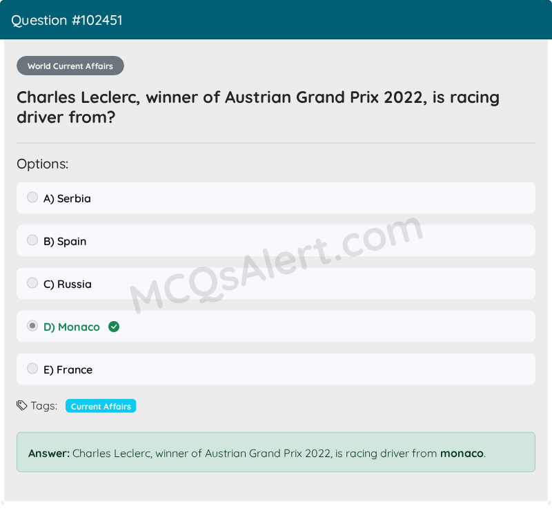 Question Screenshot