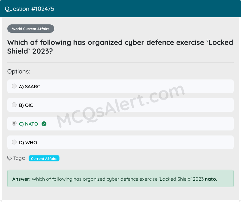 Question Screenshot