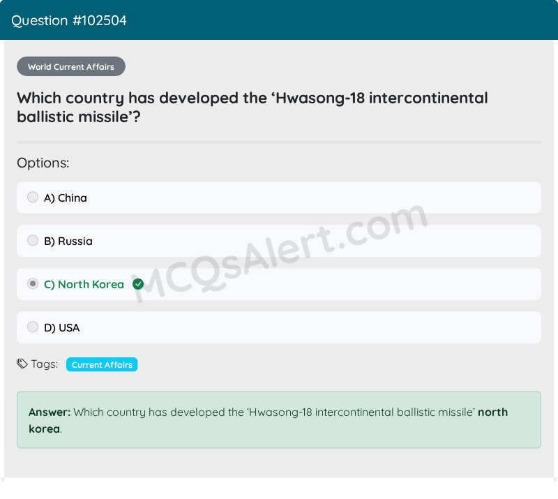Question Screenshot