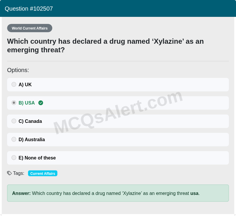 Question Screenshot