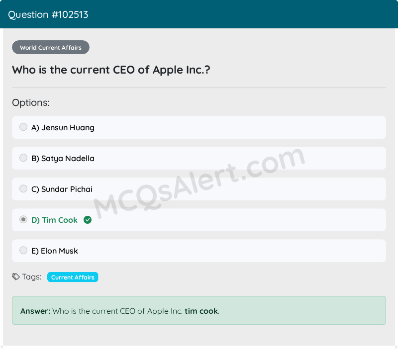 Question Screenshot