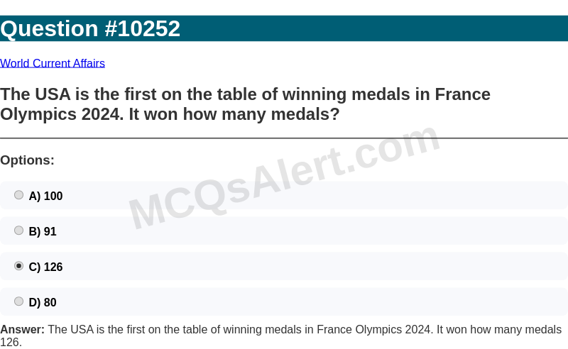 Question Screenshot