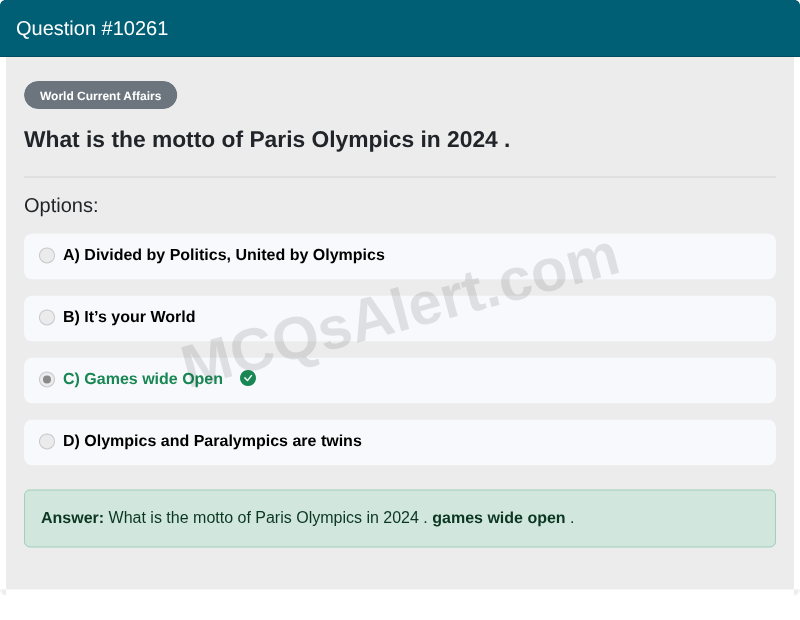 Question Screenshot