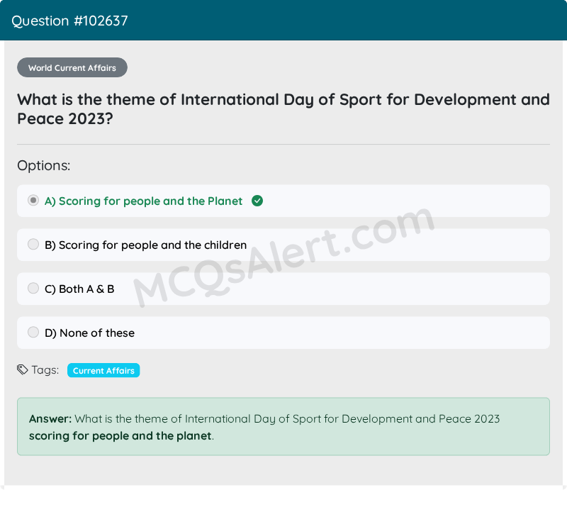 Question Screenshot