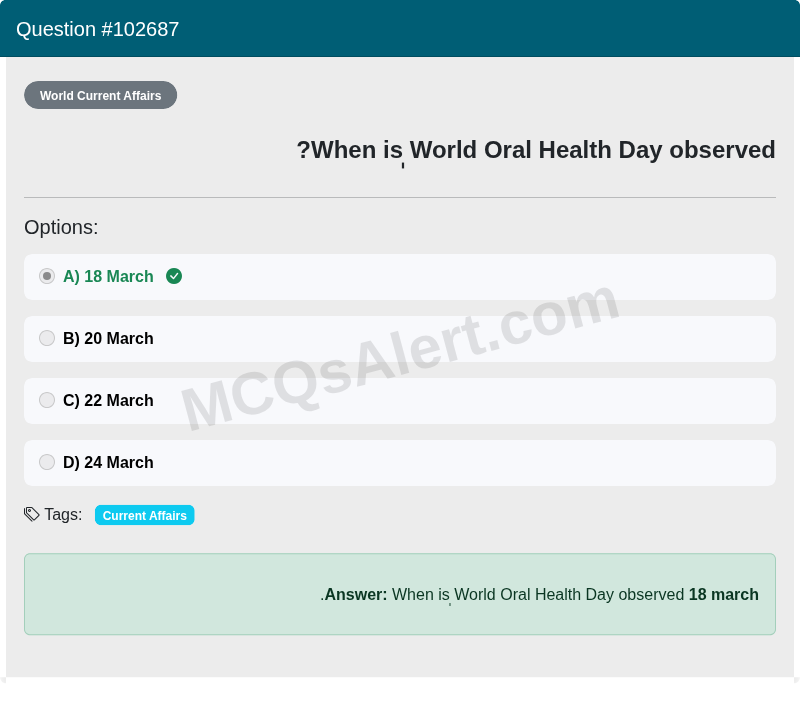 Question Screenshot