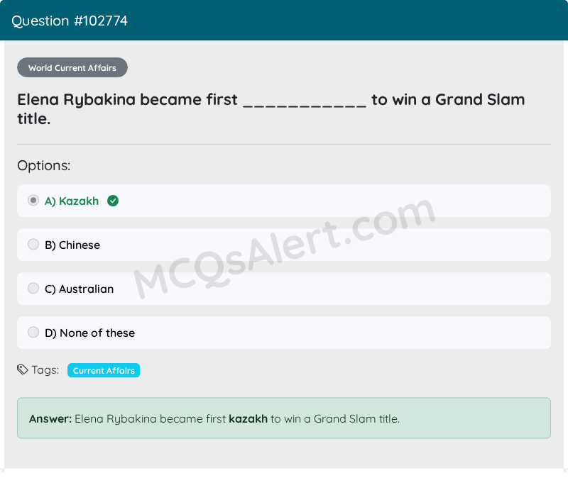 Question Screenshot