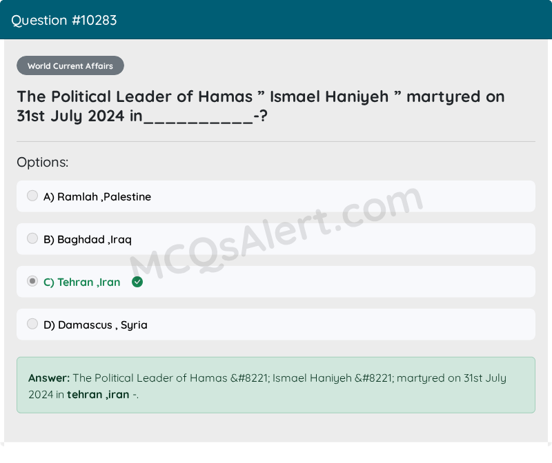 Question Screenshot